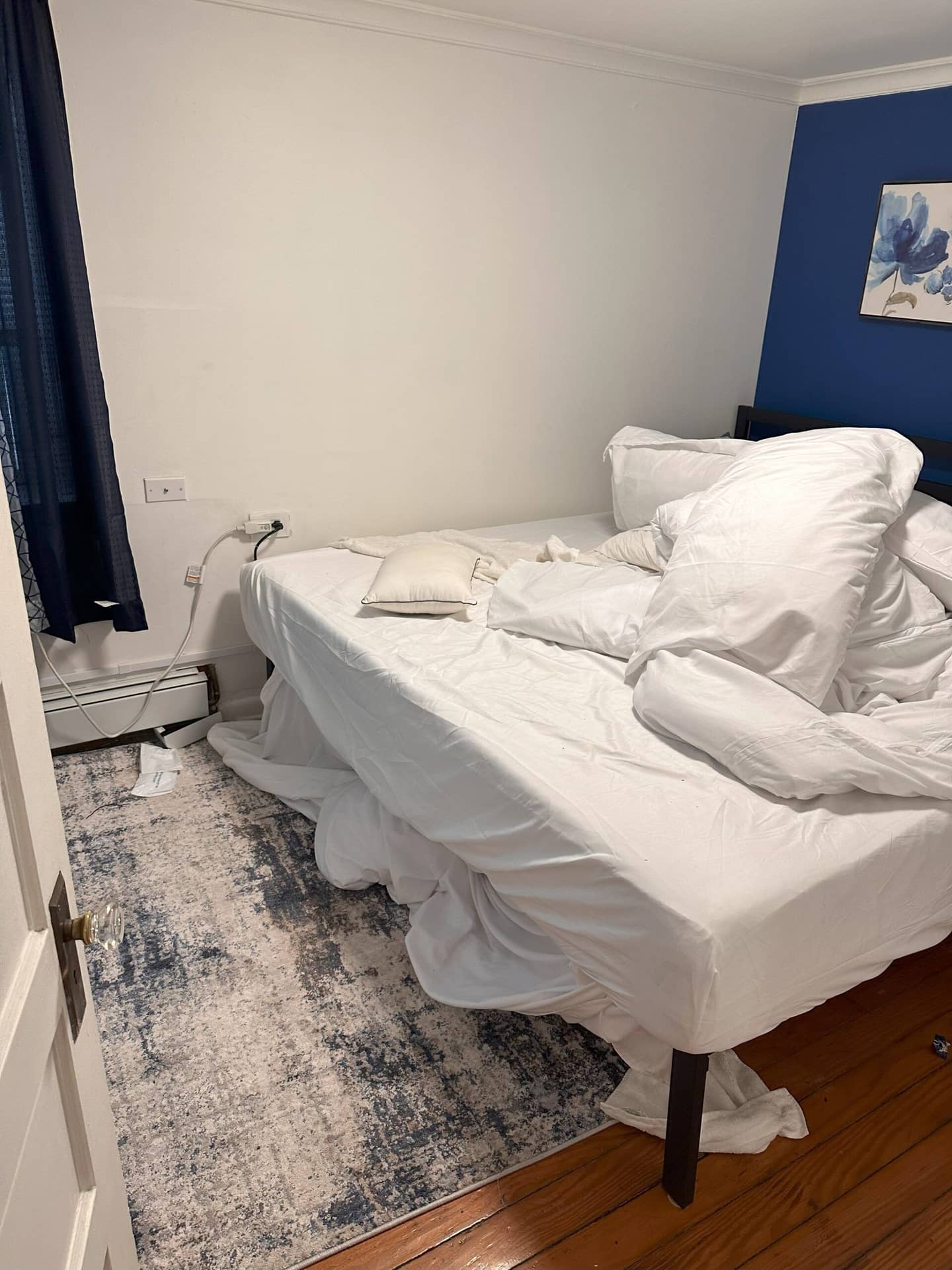 a guest room before cleaning by Magic Cleaning
