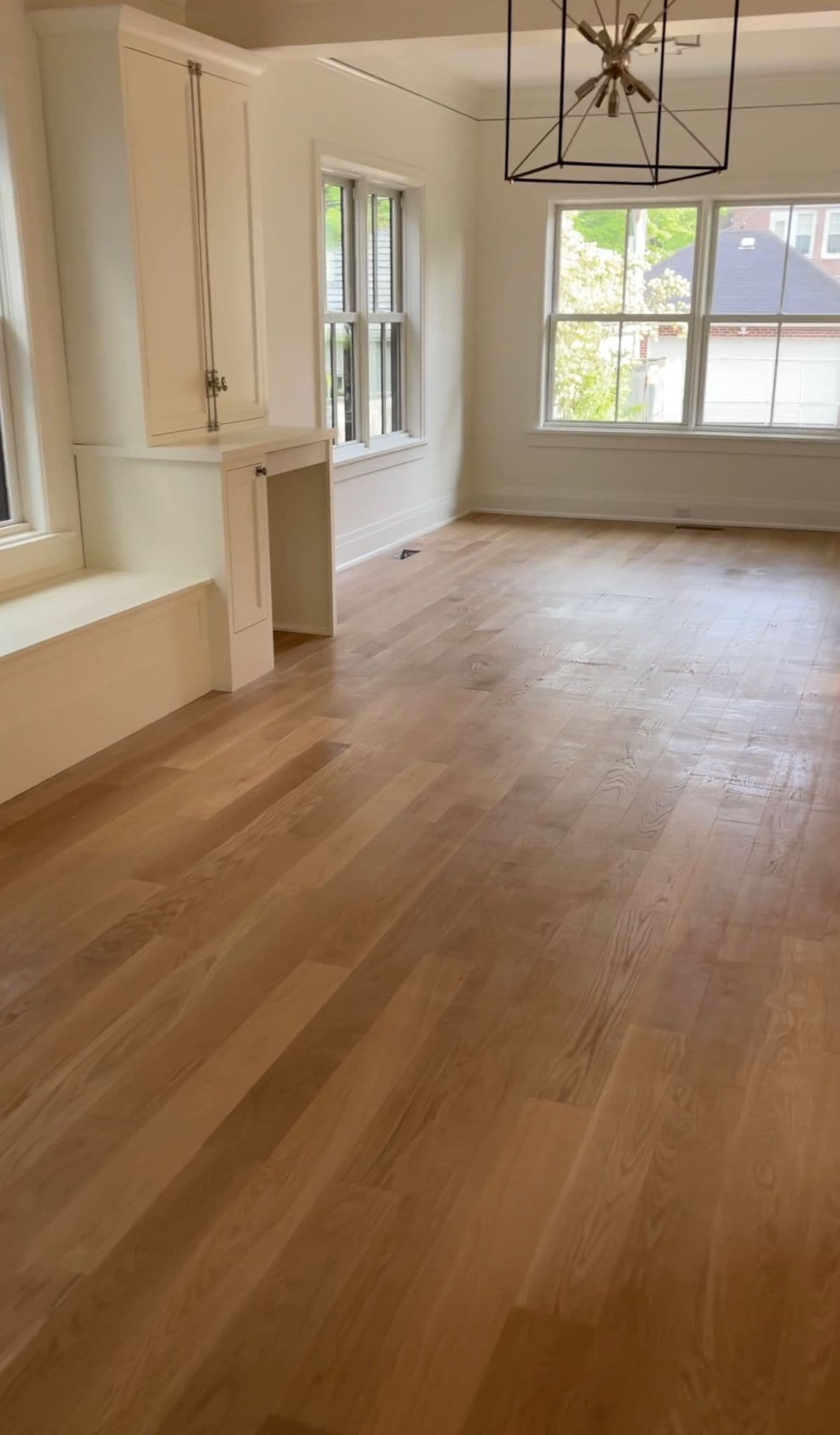 a newly built room before cleaning by Magic Cleaning