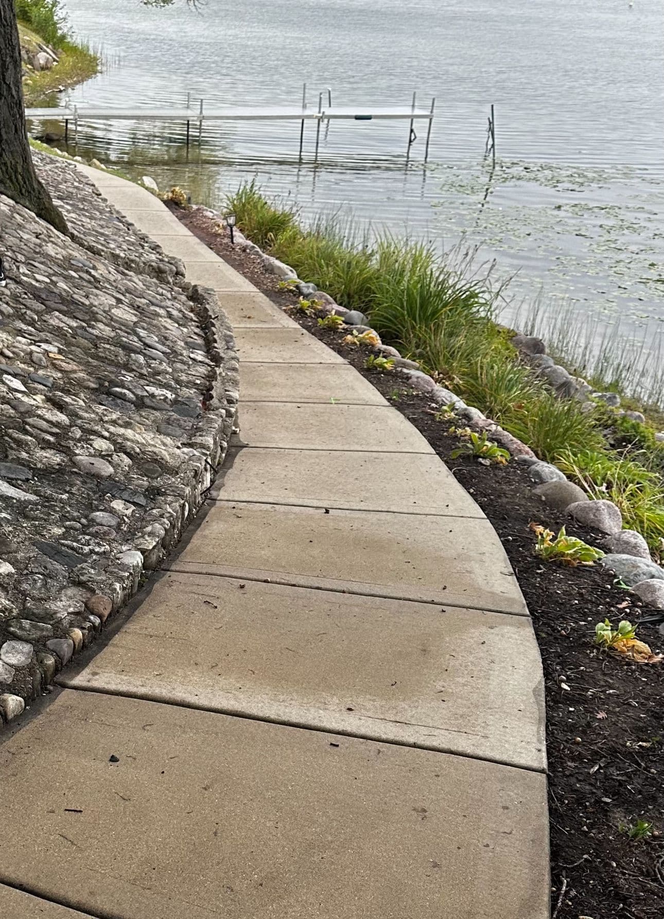 a walkway after cleaning by Magic Cleaning