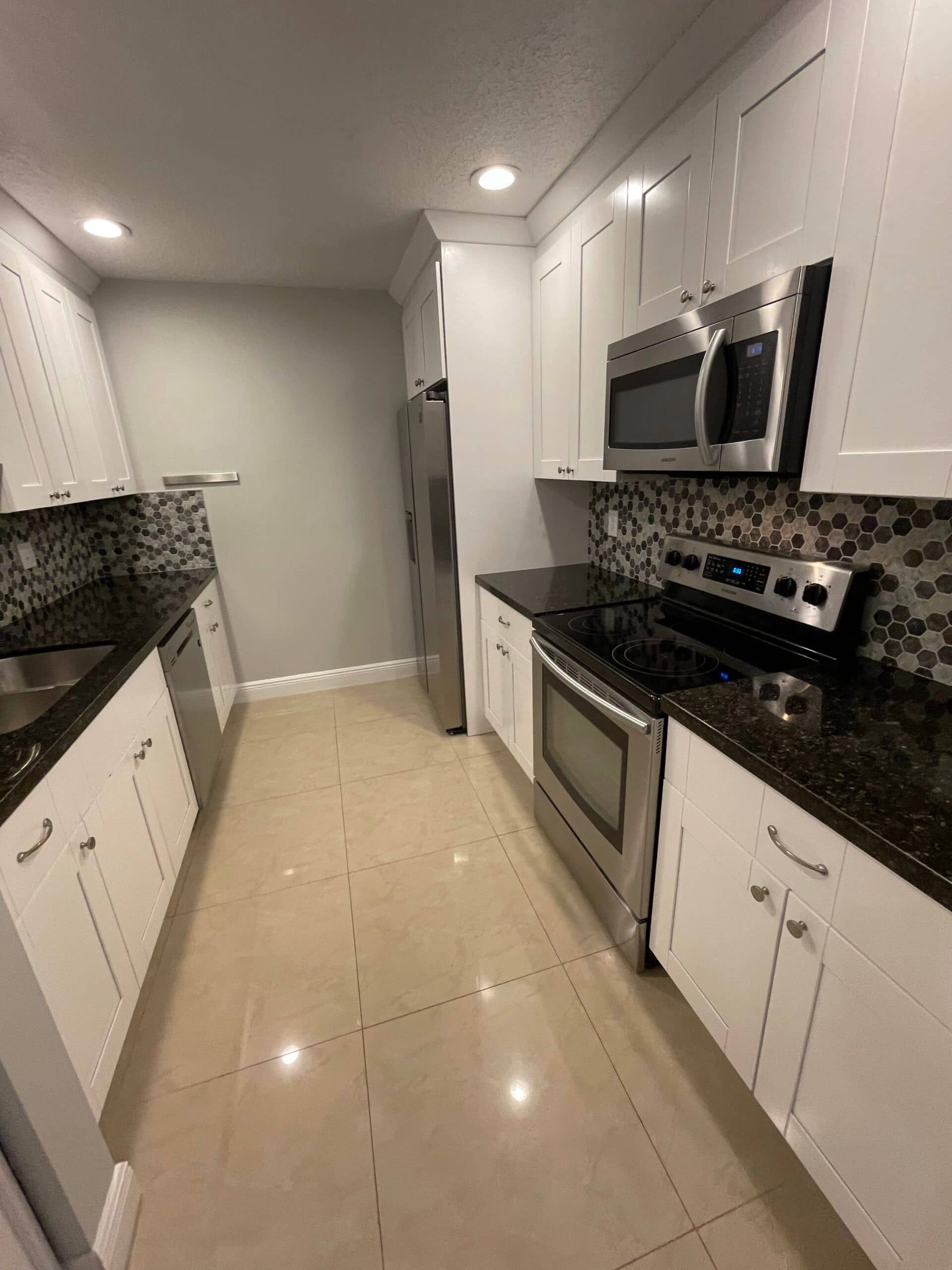 A kitchen cleaned by Magic Cleaning