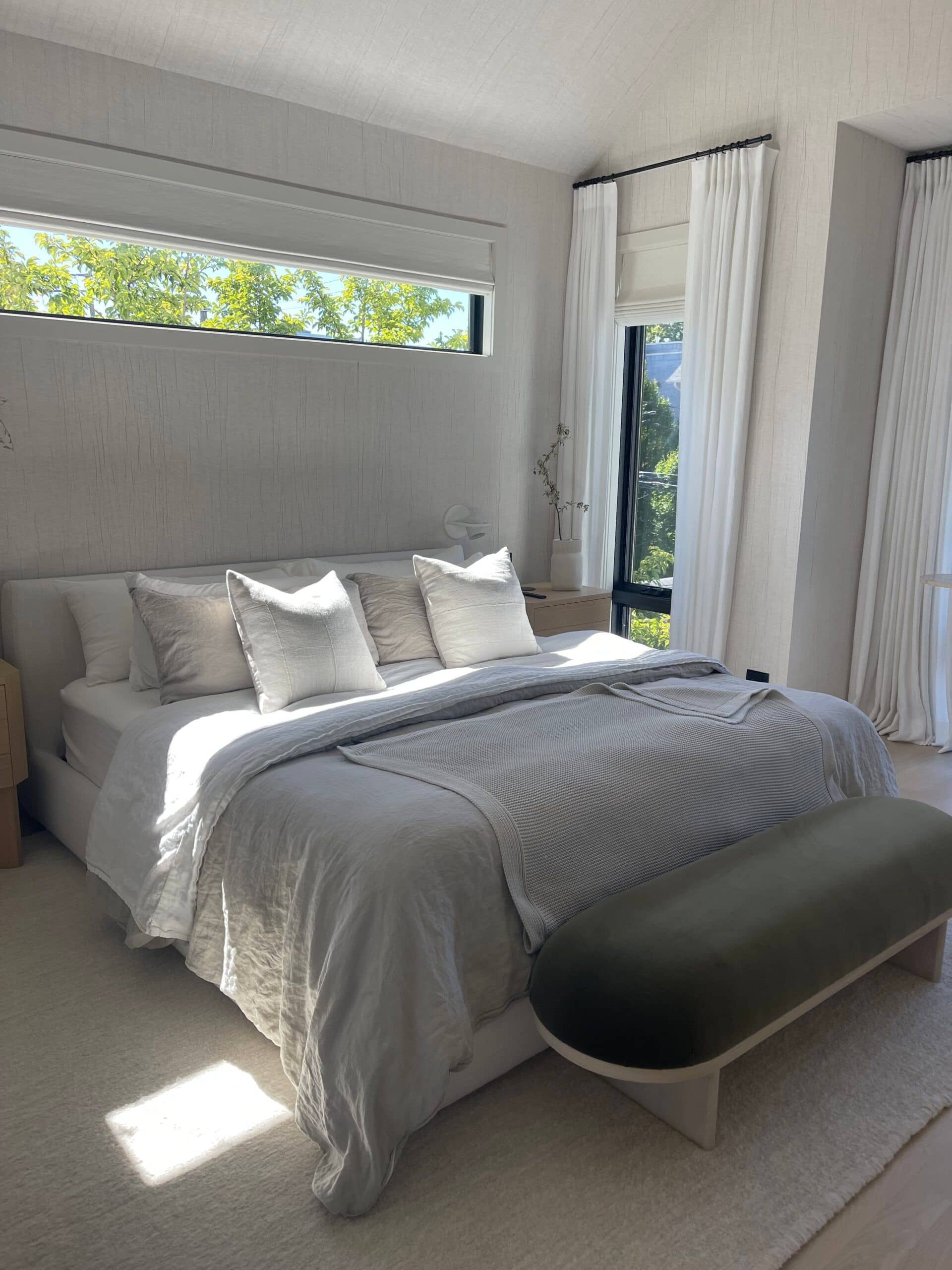 A bedroom cleaned by Magic Cleaning